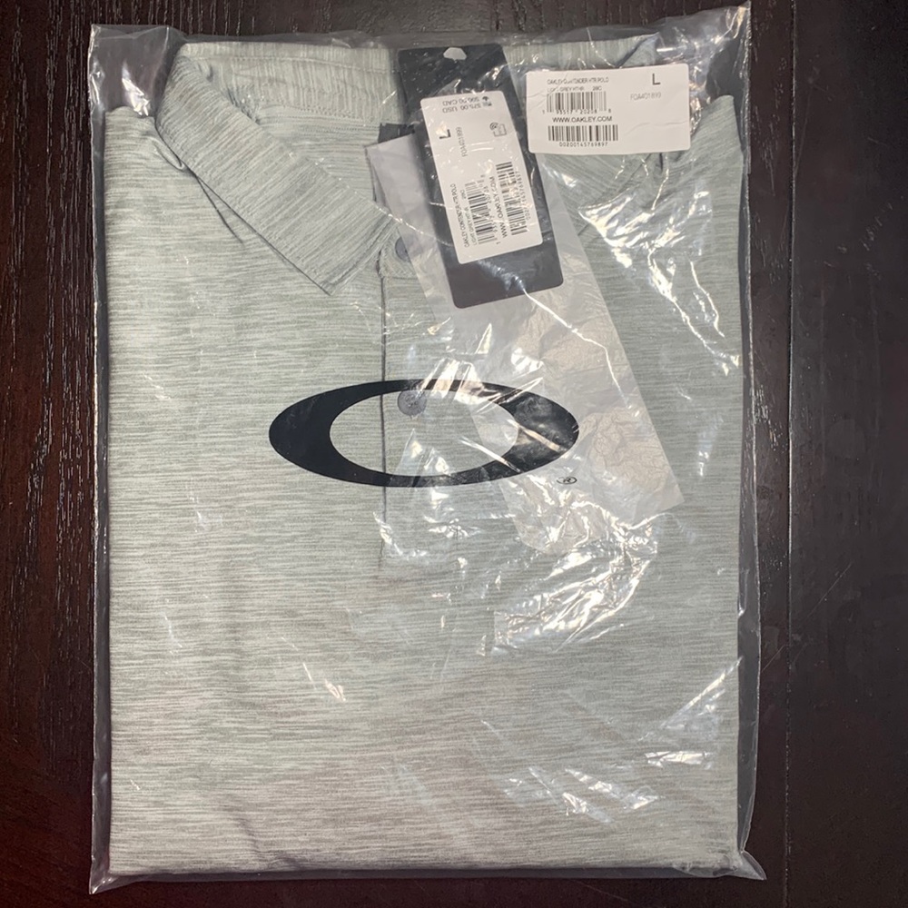 Oakley grey polo shirt